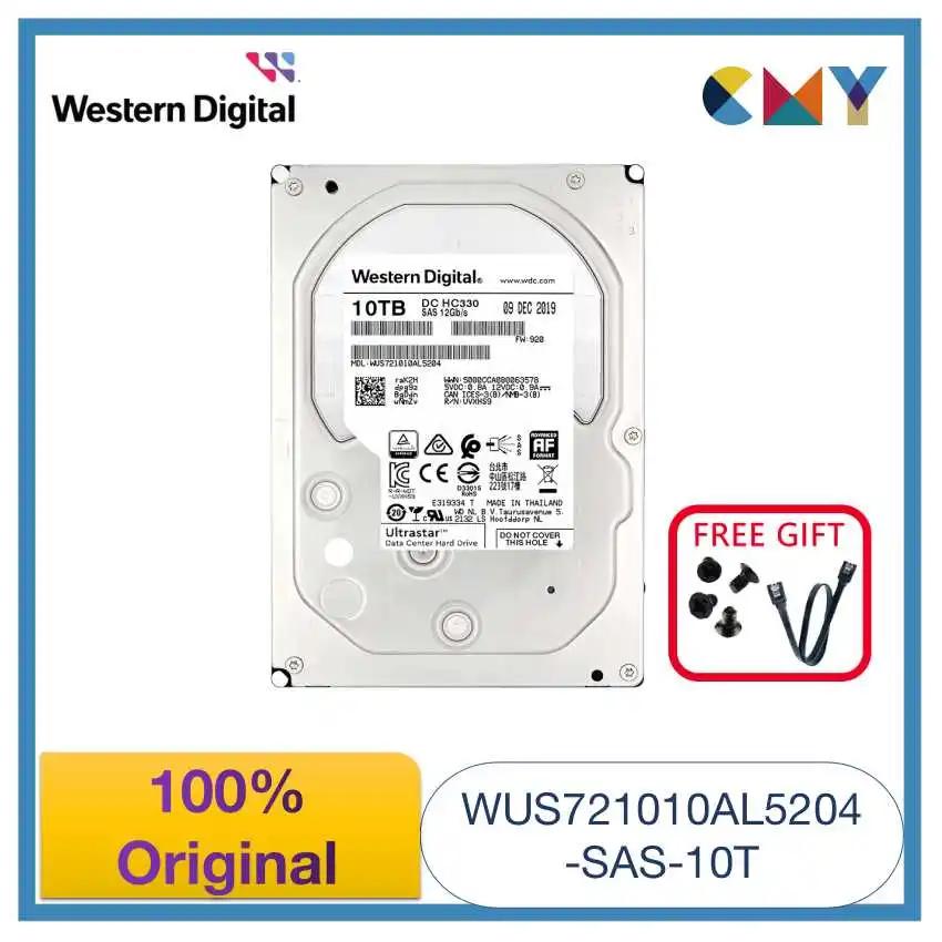 100%    WD 3.5 HDD ,   ϵ ̺, SAS 7200 rpm HC330, WUS721010AL5204, 10TB